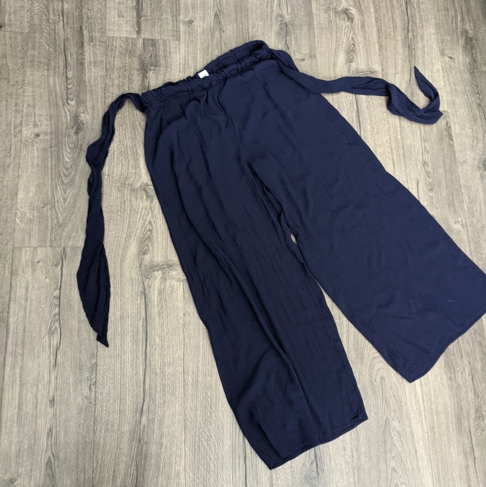 GAP Navy Wide Leg Pants